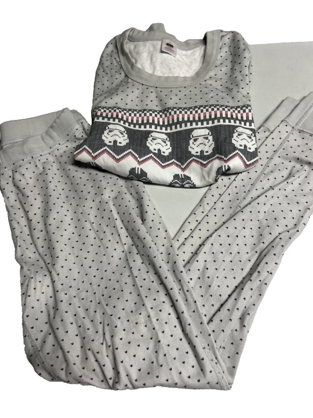 Hanna Andersson Adult Size S Pajamas Organic Cotton Star Wars Fair Isle Vader